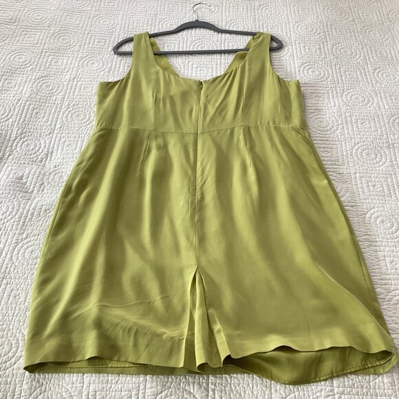 BODEN Silk Sassy DRESS Lime Green 100% Silk Women's Size 14 WH479 - Picture 12 of 12